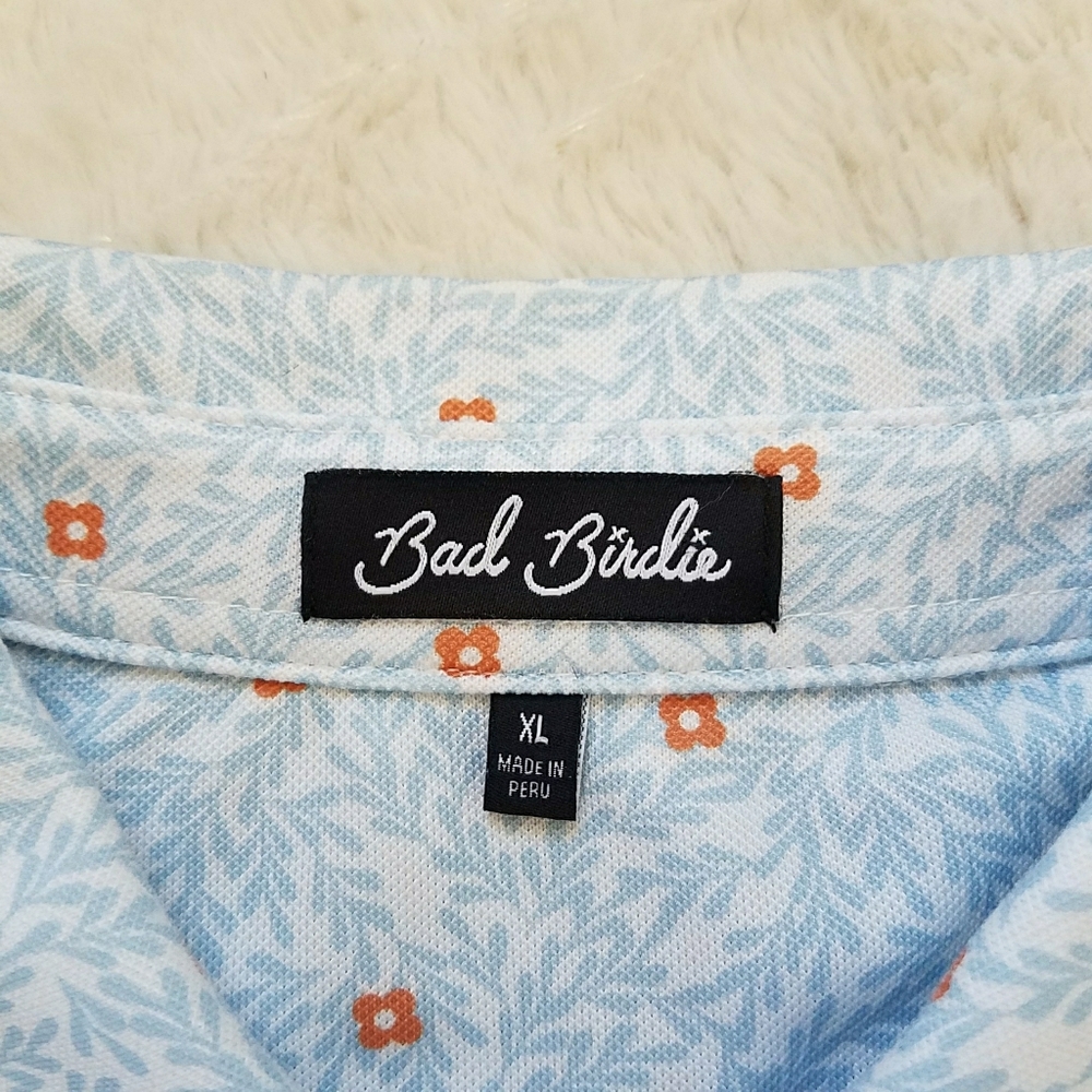 Bad Birdie Men's Snow Day Performance Polo - Picture 8 of 9